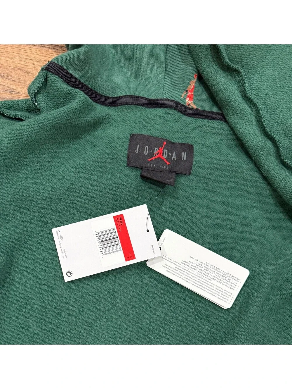 Jordan Essentials Statement Men's Allover Print Fleece Pullover Hoodie